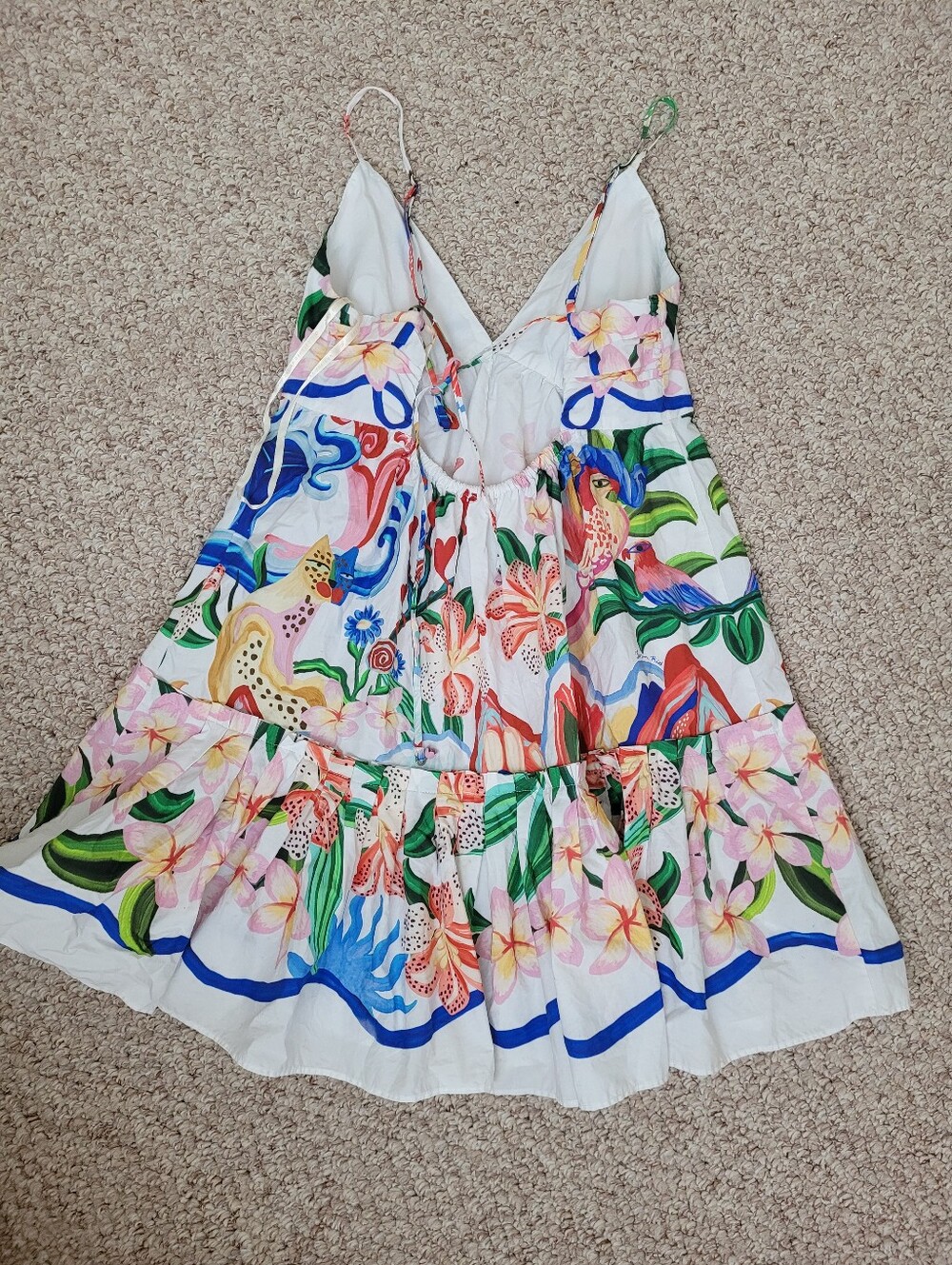 Farm Rio Super Colorful Mini Summer Dress - Picture 6 of 9